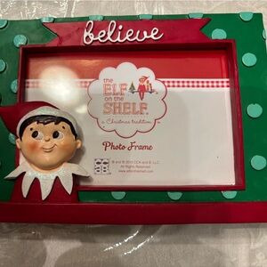 Red and Green Holiday Photo Frame